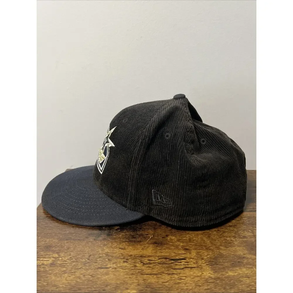 VTG Y2K HOUSTON ASTROS New Era 59FIFTY Corduroy 35th Anniversary Hat Sz 7 3/8‎